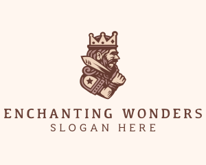 Medieval King Monarch  logo design