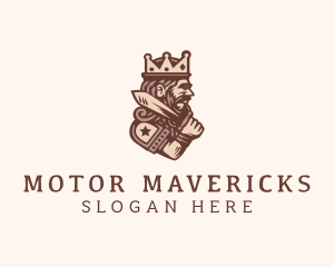 Medieval King Monarch  logo design