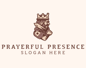 Medieval King Monarch  logo design