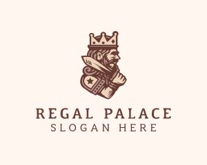 Medieval King Monarch  logo design