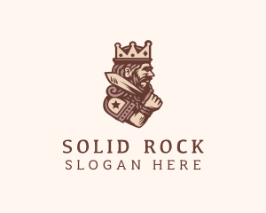 Medieval King Monarch  logo design