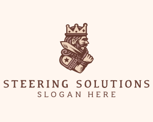 Medieval King Monarch  logo design