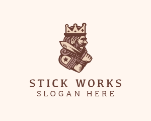 Medieval King Monarch  logo design