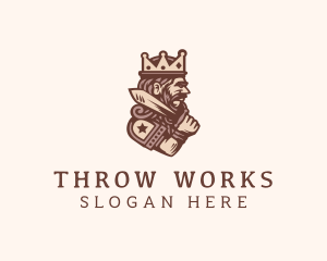 Medieval King Monarch  logo design