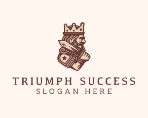 Medieval King Monarch  logo design