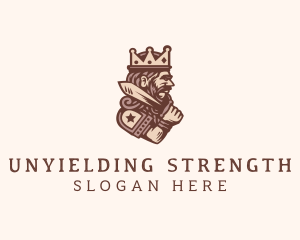 Medieval King Monarch  logo design