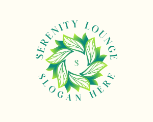 Leaves Nature Spa logo design