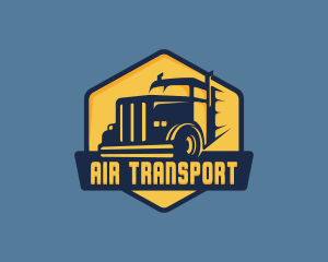 Truck Shipping Haulage logo design