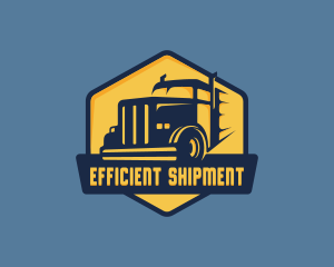 Truck Shipping Haulage logo design