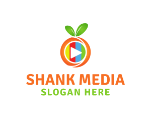 Orange Fruit Multimedia logo design