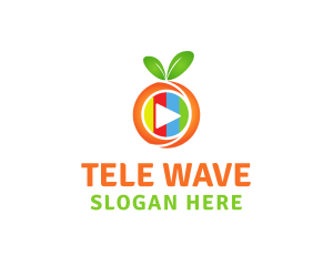 Orange Fruit Multimedia logo design