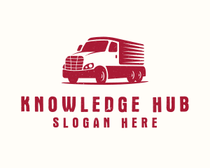 Logistic Forwarding Truck Logo
