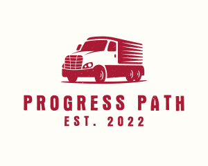 Logistic Forwarding Truck logo design