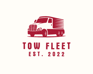 Logistic Forwarding Truck logo design