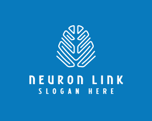 Modern Abstract Brain logo