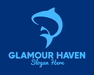 Blue Marine Fish logo