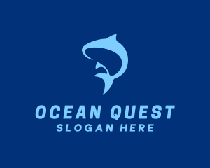 Blue Marine Fish logo