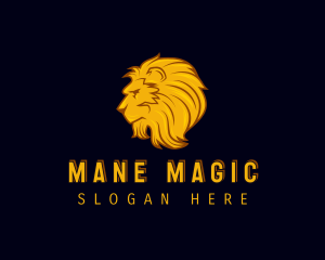 Wild Lion Mane logo design