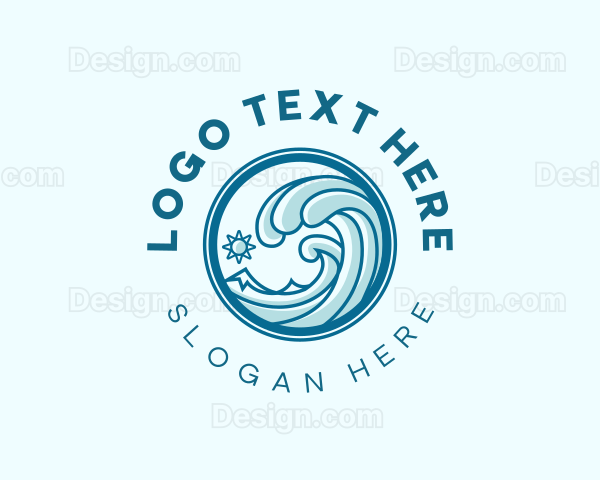 Sea Water Wave Logo