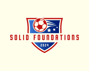 Soccer Ball Sports Tournament Logo