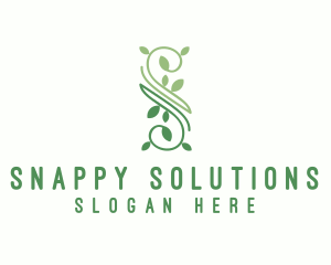 Natural Vine Letter S logo design