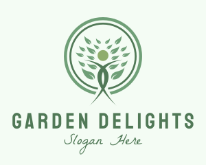 Natural Wellness Yoga logo design