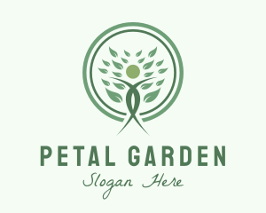 Natural Wellness Yoga logo design