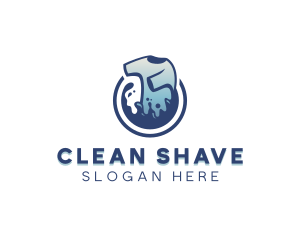 Detergent Laundry Cleaning logo design