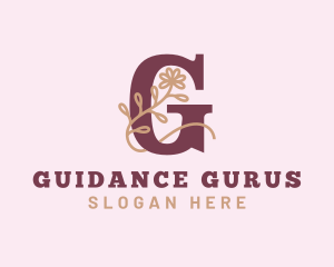 Wellness Flower Letter G logo design