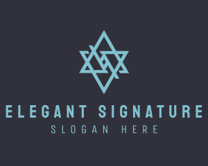 Elegant Star Symbol logo design