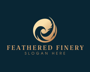 Feather Quill Writing logo design