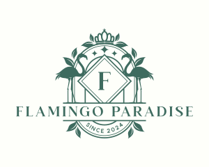 Luxury Crown Flamingo logo