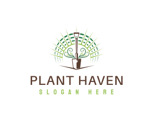 Landscape Garden Planting logo design