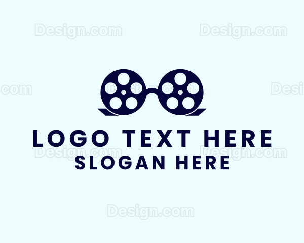 Glasses Film Reel Logo