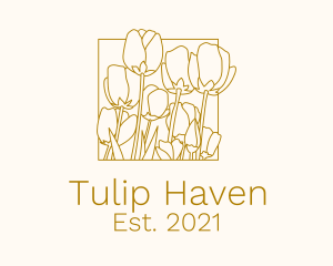 Tulip Flower Park logo design