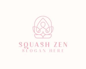 Lotus Healing Yoga logo design