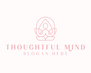 Lotus Healing Yoga logo design