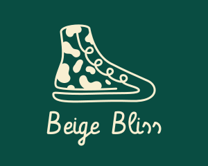 Beige Camouflage Boot  logo