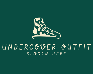 Beige Camouflage Boot  logo