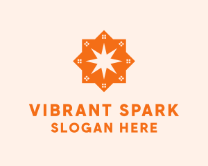 House Star Spark logo design