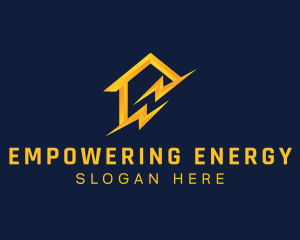 Energy House Electricity  logo design