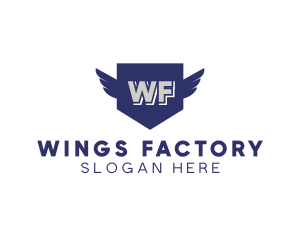 Wings Shield  Security logo