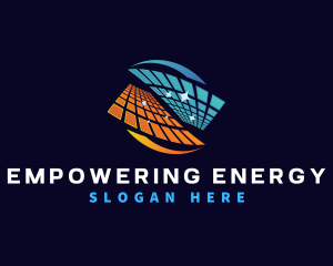 Energy Solar Panel logo design