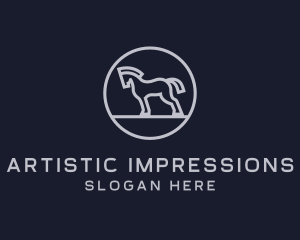 Wild Horse Equestrian logo design