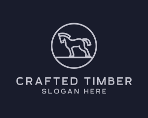 Wild Horse Equestrian logo design