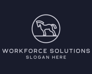 Wild Horse Equestrian logo design