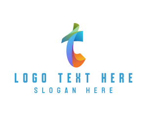 Generic Multicolor Firm Letter T logo
