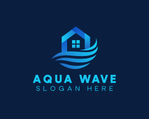 Realty House Wave  logo design