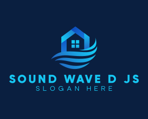 Realty House Wave  logo design