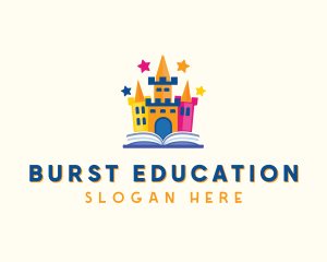 Educational Kids Castle logo design